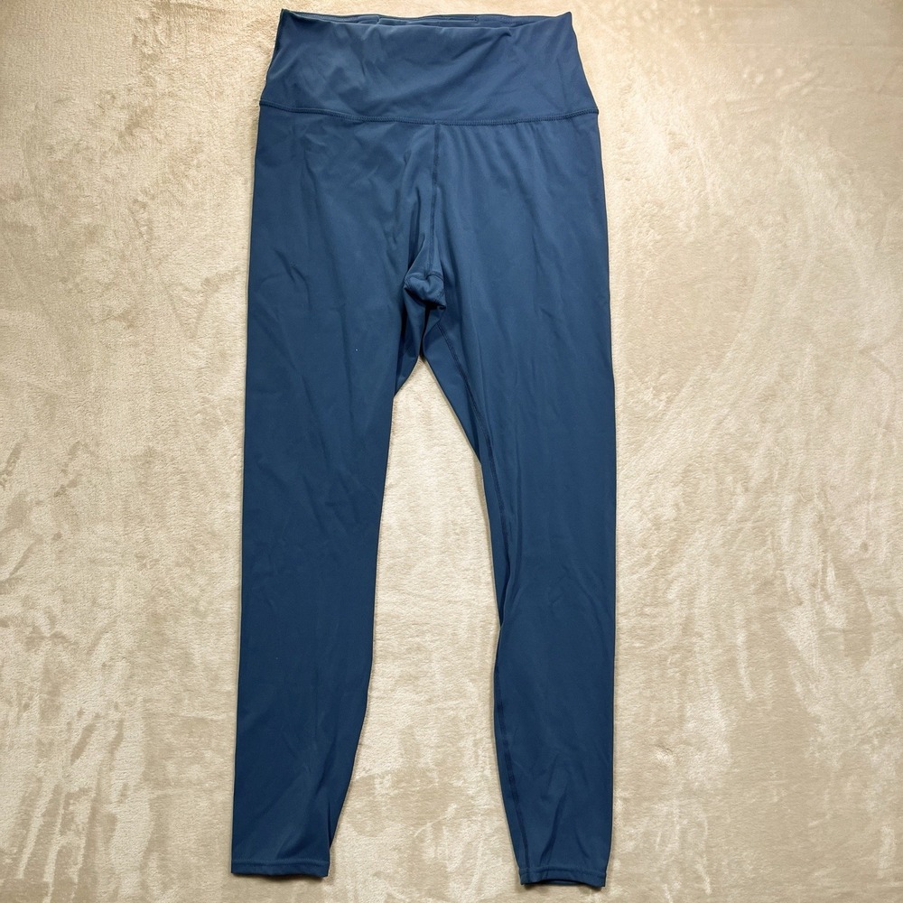 Tuckernuck Women‎ Ankle Leggings Blue Nylon Solid Size L